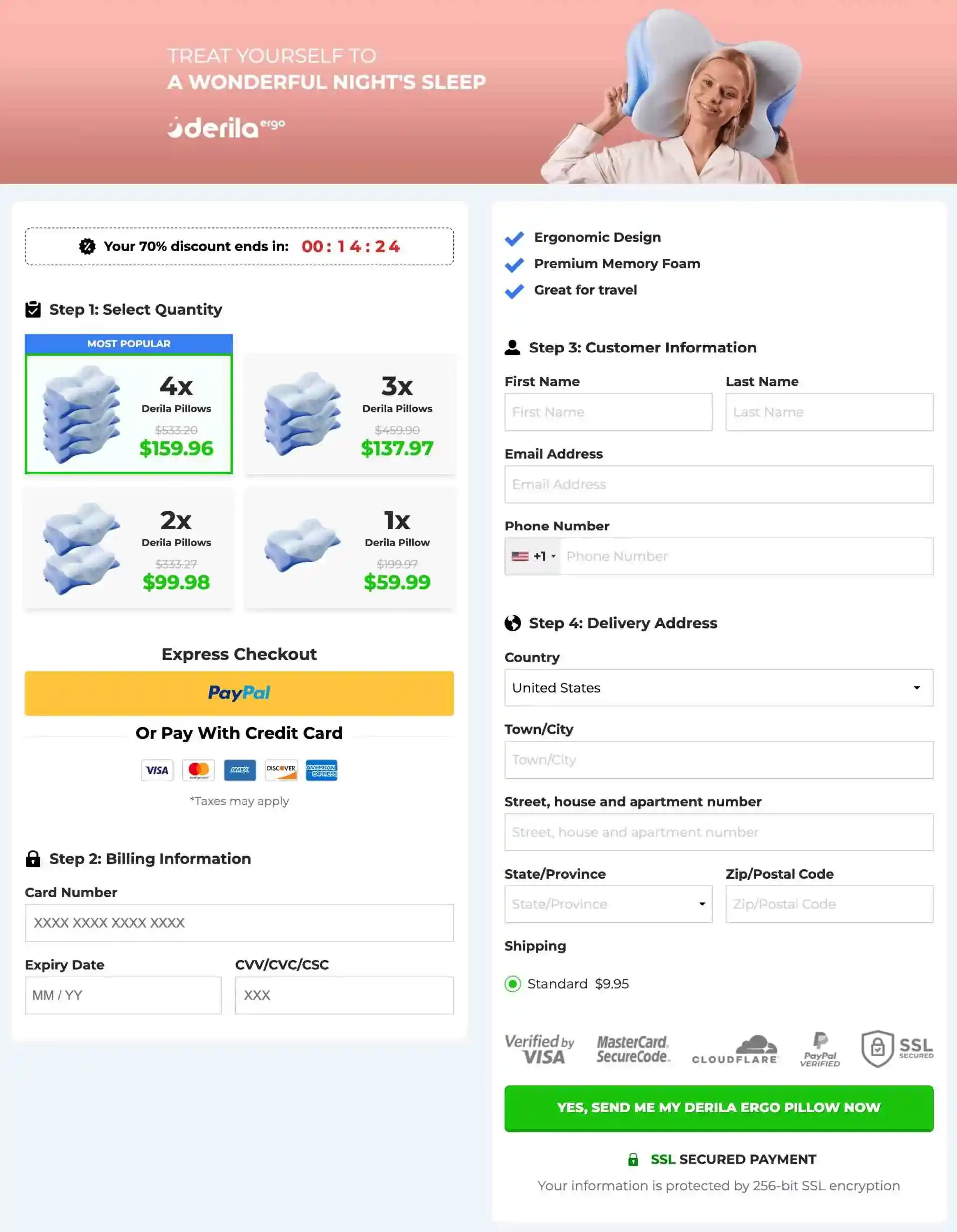 Derila Ergo Order — Secure Checkout USA